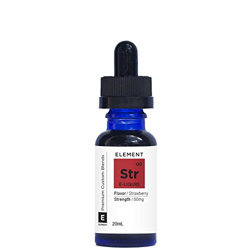 ELEMENT E-LIQUID - STRAWBERRY WHIP (Erdbeere mit Sahne) - Premium Juice, nikotinfrei - USA-Import