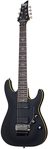 SCHECTER DEMON 7 SATIN BLACK E-Gitarren 7 Saiten