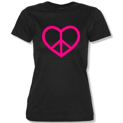 LOVE - PEACE - WOMEN T-SHIRT by DoubleM Gr. XS bis XL