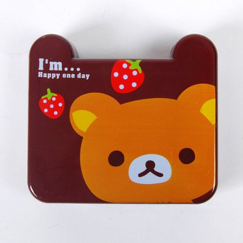 Rilakkuma Kontaktlinsen Behälter Spiegel Etui Neu