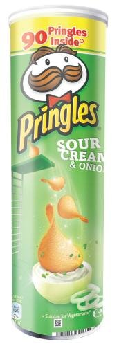 Pringles Sour Cream & Onion, 3er Pack (3 x 165 g Dose)