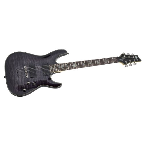 Schecter Damien Eltie 8, siehe-Kabelführung schwarz