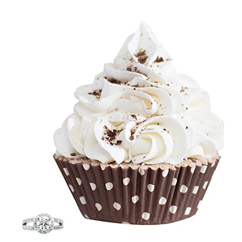 2in1 Badekugel & Body Peeling (Ring) | Creamy Chocolate | mit 925 Sterling Schmuck bis 250€