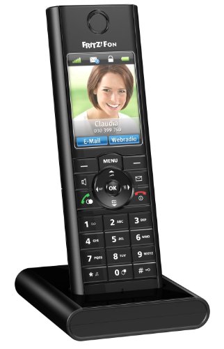 AVM FRITZ!Fon MT-F schnurloses Festnetz- und Internettelefon (VoIP, DECT)