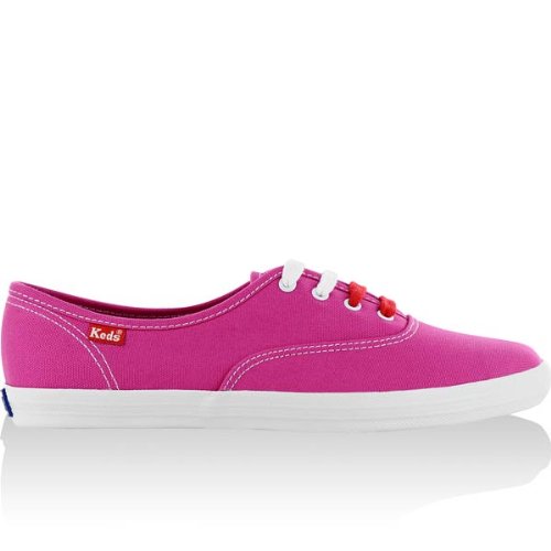 Keds Champion Oxford Fuchsia Damen Schuhe Sneakers Freizeitschuhe Sportschuhe Turnschuhe Low Canvas für Frauen