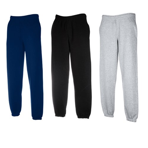 Jogpants mit elastischem Beinabschluss von Fruit of the Loom S M L XL XXL XXL XXL verschiedene Farben