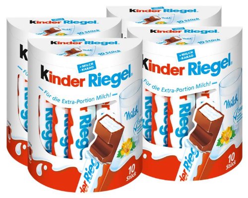 Kinder Riegel , 4er Pack (4 x 210 g Packung)