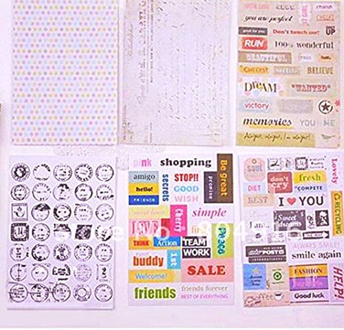 MESSAGE style Aufkleber/Stickers für Card-Making / Geschenkverpackungen