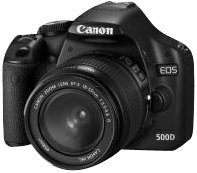 Canon EOS 500D SLR-Digitalkamera (15 Megapixel, LiveView, HD-Video) inkl. 18-55mm IS Kit (bildstabilisiert)