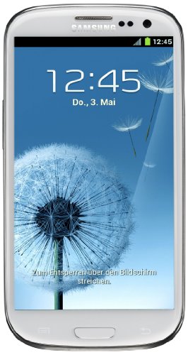 Samsung Galaxy S III i9300 Smartphone 16 GB (12,2 cm (4,8 Zoll) HD Super-AMOLED-Touchscreen, 8 Megapixel Kamera, Android 4.0) marble-white