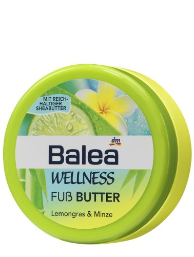 Balea Wellness Fuss Butter, 2er Pack (2 x 200 ml)