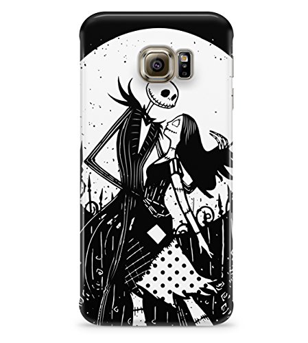 Nightmare Before Christmas Jack And Sally Hard Plastic Snap On Back Case Cover For Samsung Galaxy S6 Edge Handy Schutzhülle