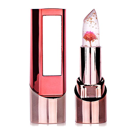 Richoose Lippenstift Lange haltbare Farbwechsel Feuchtigkeitsspendende Glanzblume Professionelle helle Surplus Lippen Kosmetik Mit Einem schönen Spiegel für Mode Frauen