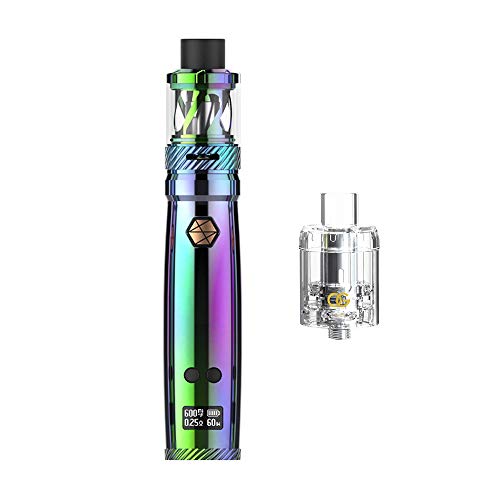 E Zigarette Uwell Nunchaku Kit Vaporizer Akku 80W Elektronische Zigarette 5ml-ohne Tabak - ohne Nikotin (Rainbow)