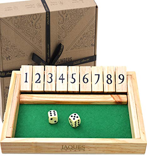 Shut The Box Dice Spiel 9 Zahlen Klappbrett Spiel - Jaques