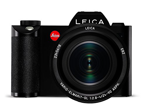 Leica SL Systemkamera (24 Megapixel, CMOS-Sensor, EyeRes-Sucher, Kontrast-Autofokus, 4K Video, WiFi) inkl. Vario-Elmarit SL 1:2,8–4/24–90mm ASPH schwarz