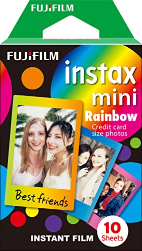Fujifilm Instax Mini Instant Film, Regenbogen, Einzelpackung