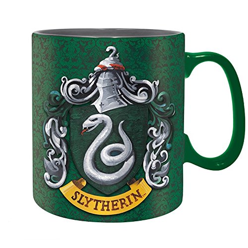 Harry Potter - Slytherin - XXL-Tasse aus Keramik - Füllmenge 460 ml | Original Fan-Artikel