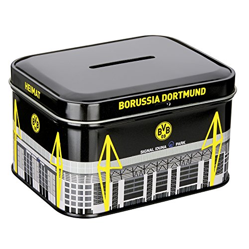 Borussia Dortmund, BVB-Metallspardose, Schwarz, Gelb, Weiß, 0
