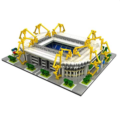 Atomic Building Signal Iduna Park Stadion des BV Borussia Dortmund. Modell zum Zusammenbau mit Nanoblöcken. Mehr als 3800 Stück