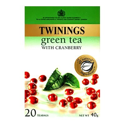 Twinings Green Tea with Cranberry 20 Btl. 40g