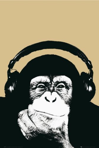 1art1 39366 Steez - Lounge, Monkee Poster (91 x 61 cm)