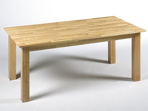 Esstisch Natura 120x80 natural Rubberwood