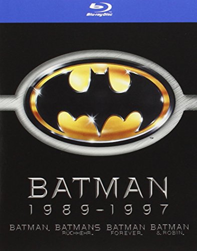 Batman 1989-1997 (Batman / Batmans Rückkehr / Batman Forever / Batman & Robin) [Blu-ray] [4 Blu-rays]