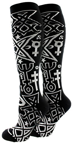 Killstar Kniestrümpfe THELEMA SOCKS Schwarz one size