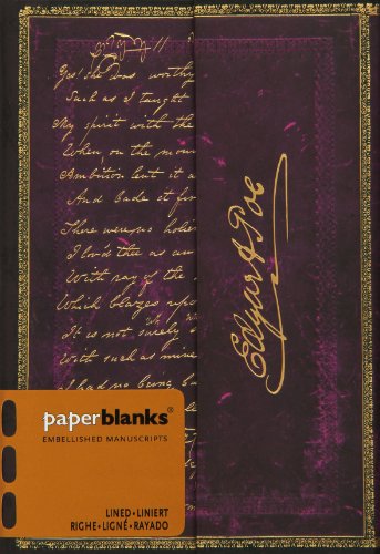 Paperblanks - Notizbuch- Poe, Tamberlane- Liniert - Mini
