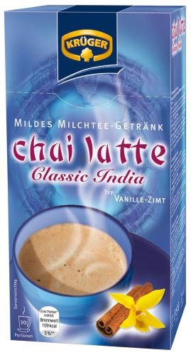 Krüger Chai Latte Vanille-Zimt Milchtee-Getränk, 8er Pack (8 x 250 g)