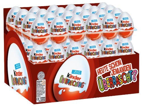 Kinder Überraschungs-Ei, 72er Pack (72 x 20 g)