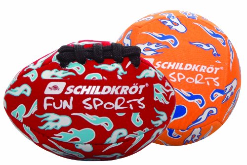 Schildkröt Fun Sports Neopren Mini Ball Duo-Pack, rot / orange, 9 cm Durchmesser