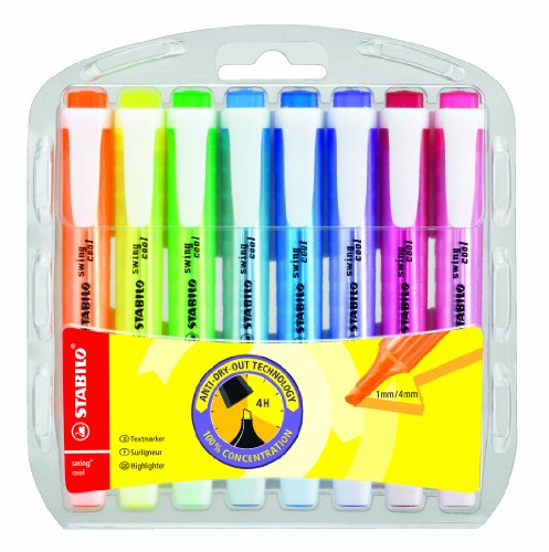 STABILO swing cool 8er Etui -Textmarker