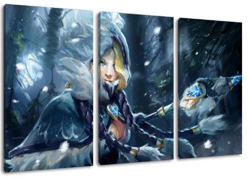 Favorit Dota 2 Crystal Maiden Kunst Motiv 3 Teilig Auf Leinwand Gesamtformat 1x80 Cm Hochwertiger Kunstdruck Als Wandbild Billiger Als Ein Olbild Achtung Kein Poster Oder Plakat In Der Kategorie Kuche Haushalt