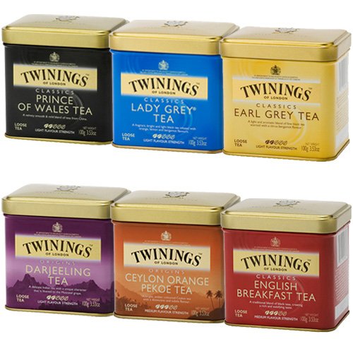 Twinings Schwarztee lose Dose 6er Set