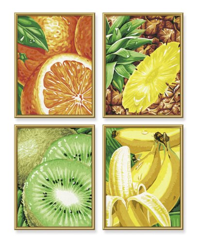 Malen nach Zahlen 609340605 - Tutti Frutti - exotische Früchte - Quattro