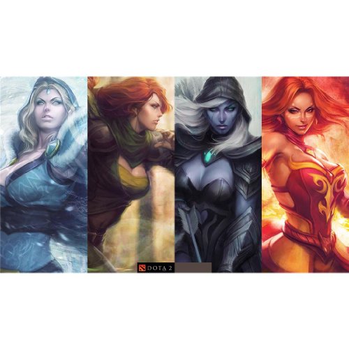 Dota 2 Poster On Silk <107cm x 60cm, 43inch x 24inch> - Seide Plakat - BAA4B7