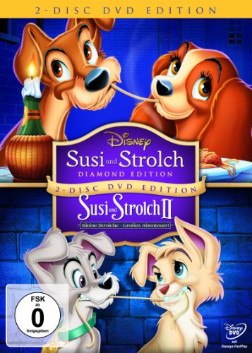 Susi und Strolch / Susi und Strolch II - Kleine Strolche, großes Abenteuer [2 DVDs]