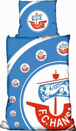 Hansa Rostock Bettwäsche Linon 'Cut'