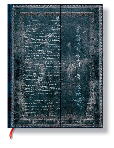 Faszinierende Handschriften Saint-Exupéry - Faux Leder - Notizbuch Groß Liniert - Paperblanks