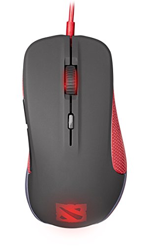 SteelSeries Rival Dota2 Edition Gaming Maus schwarz-rot