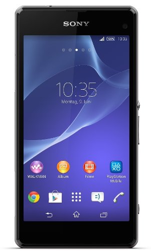 Sony Xperia Z1 Compact Smartphone (10,9 cm (4,3 Zoll) HD-TRILUMINOS-Display, 2,2GHz, 2GB RAM, 20,7 Megapixel Kamera, Android 4.3) schwarz