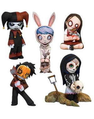 Mezco Toys Living Dead Dolls Sammelfiguren Serie 1 Figuren-Set (5 Stück)