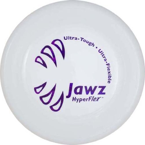 White Jawz Hyperflex Disc - weiche Hundefrisbee mit Biss
