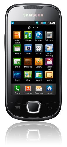 Samsung Galaxy 3 i5800 Smartphone (Touchscreen, 3 Megapixel Kamera, Android 2.1) deep-black