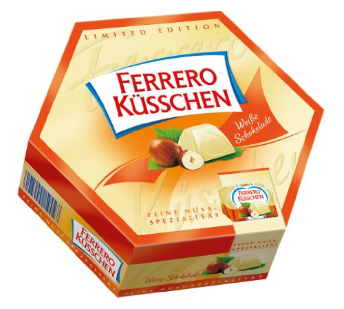 Ferrero Küsschen Weiße Schokolade, 4er Pack (4 x 178 g)