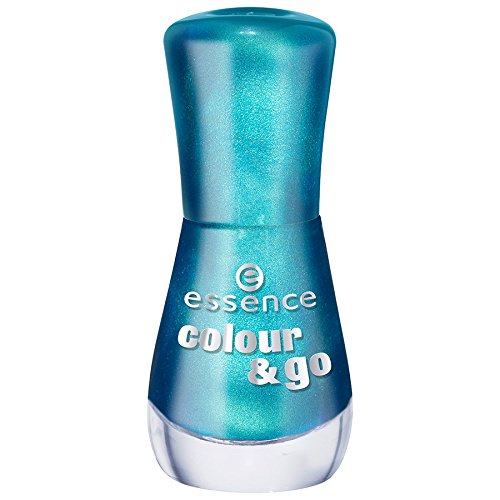 Essence Colour & Go Quick drying Nail Polish Nr. 172 splash! Farbe: Petrol / Türkisblau mit metallic Glanz Inhalt: 8ml Nagellack Nail Polish für schöne Nägel
