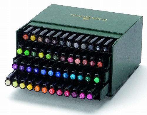 Faber-Castell Pitt Artist Pen Geschenkbox 48 Farben