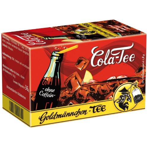 Goldmännchen Cola-Tee, 20 einzeln versiegelte Teebeutel